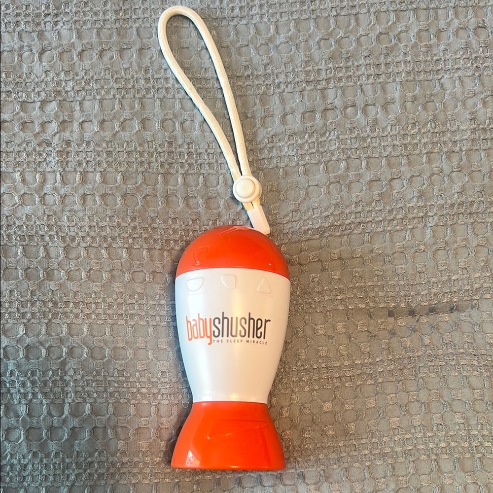 babyshusher Portable Baby Shusher in Orange and White